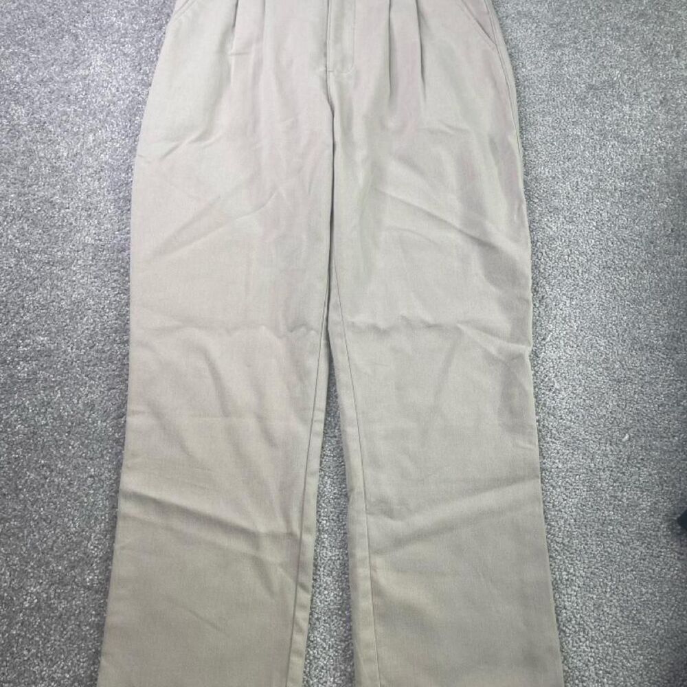 Abercrombie-fitch Women's Grey and Tan Trousers